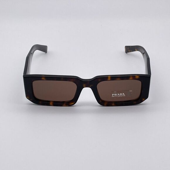 BRAND NEW PRADA PR06YS 2AU8C1 Tortoise/ Dark Brown Unisex Sunglasses - Picture 4 of 10